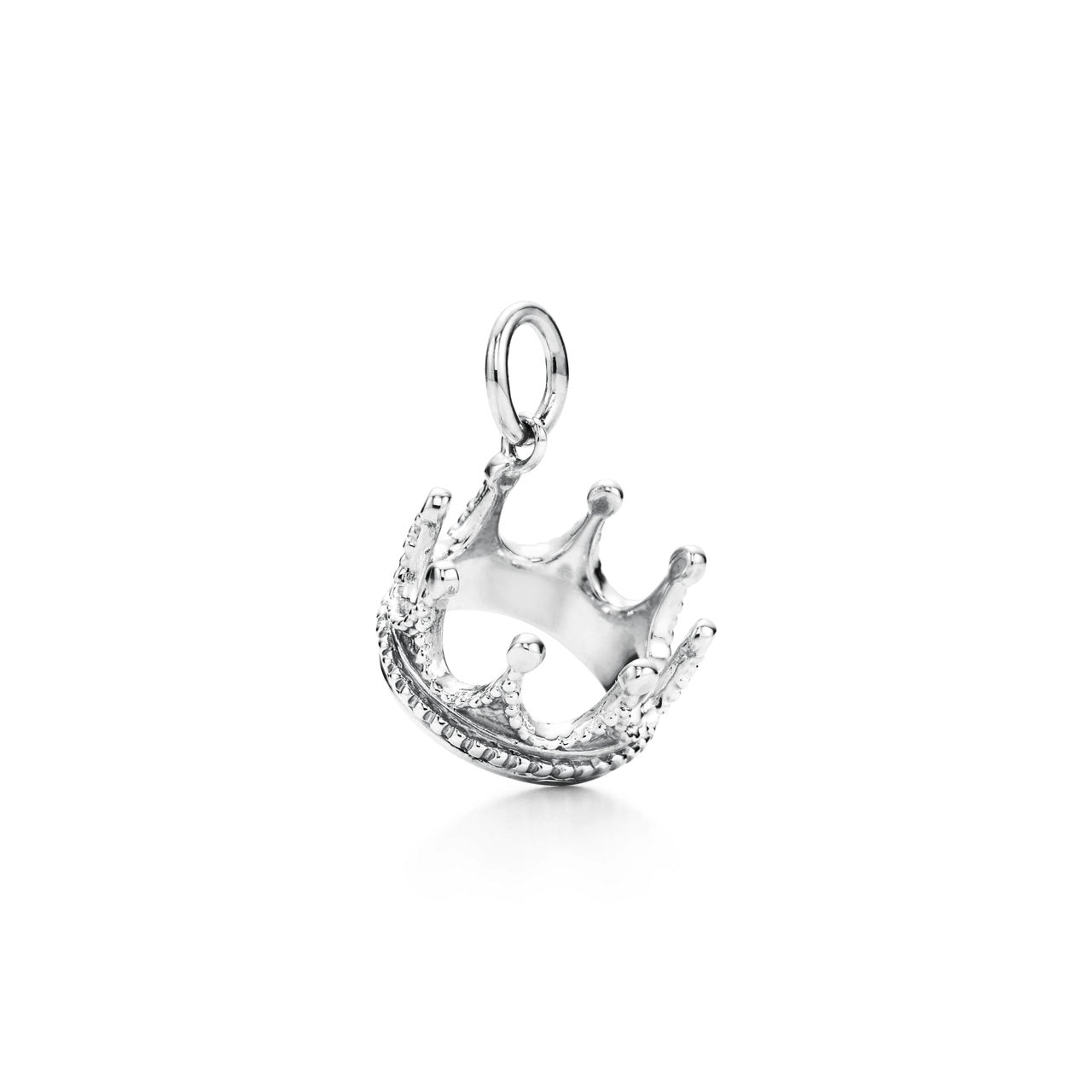 Crown Charm in Silver image number 0