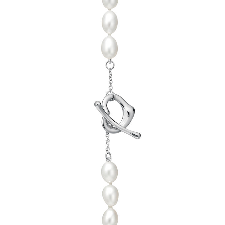 Elsa Peretti®:Open Heart Pearl Necklace  image number 4