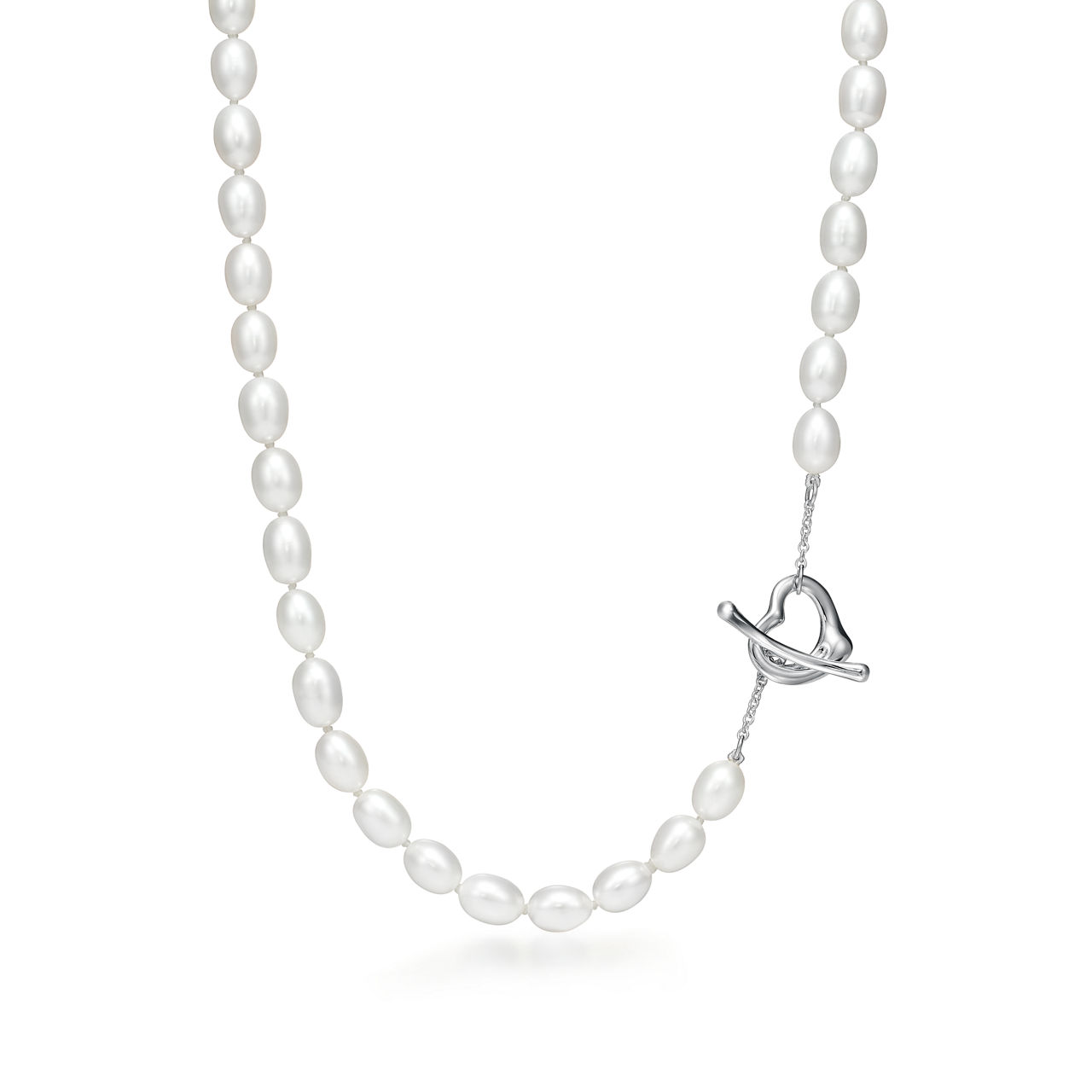 Elsa Peretti®:Open Heart Pearl Necklace  image number 0