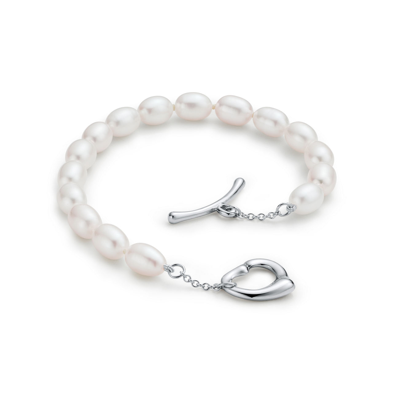 Elsa Peretti®:Open Heart Pearl Bracelet  image number 2