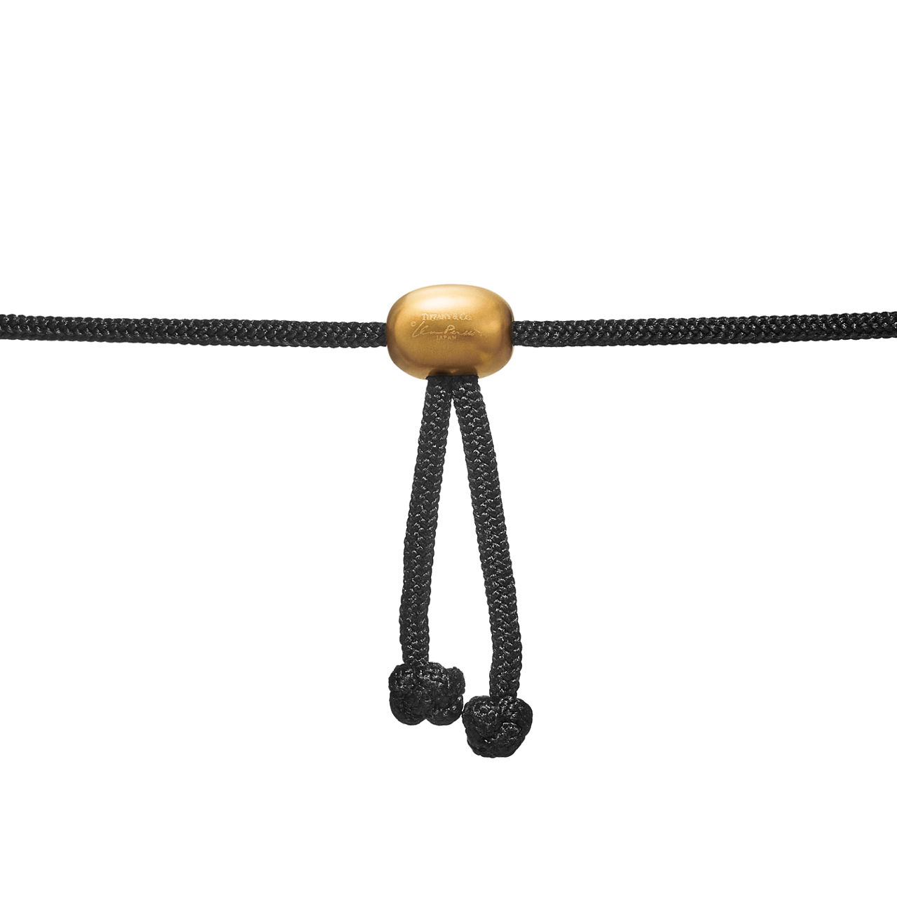 Elsa Peretti®:Bean® design Necklace in Gold Lacquer over Japanese Hardwood image number 3