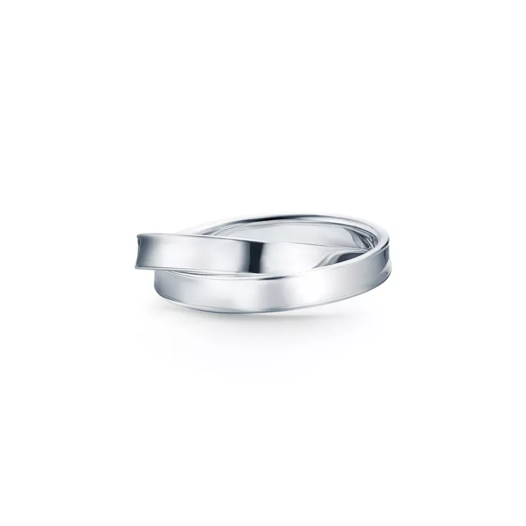 Tiffany 1837™:Ring aus verschlungenen Ringen in Silber, 4