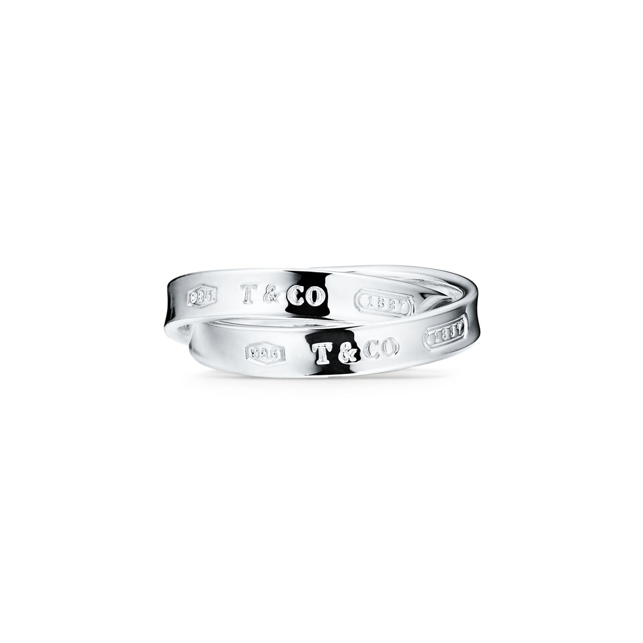 Tiffany 1837®:Interlocking Circles Ring in Silver image number 0