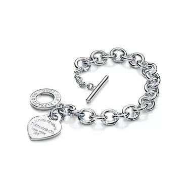 Return to Tiffany®:Heart Tag Toggle Bracelet in Silver, 2