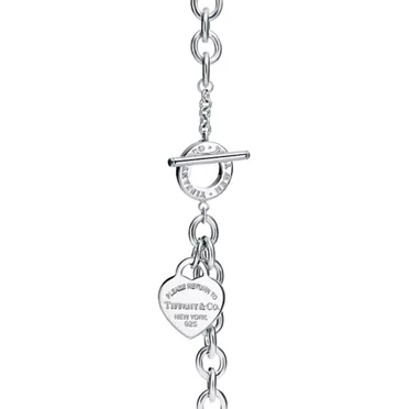 Return to Tiffany®:Heart Tag Toggle Bracelet in Silver, 3
