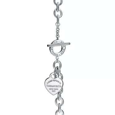 Return to Tiffany®:Heart Tag Toggle Necklace in Silver, 3