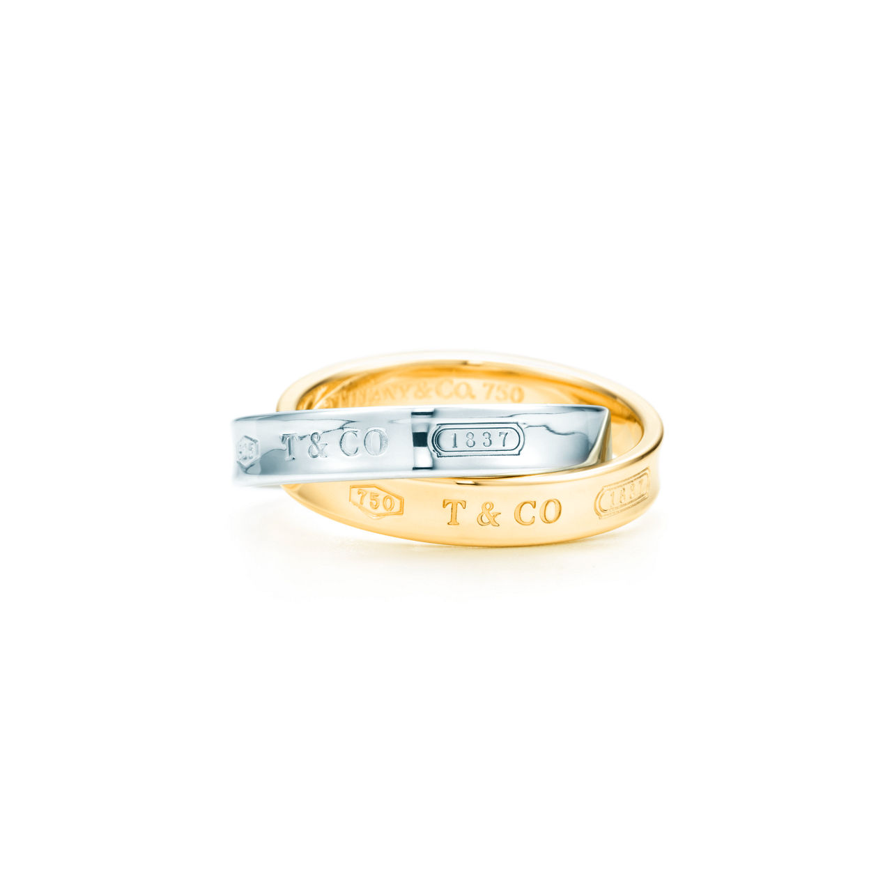  Ring aus zwei verschlungenen Ringen 