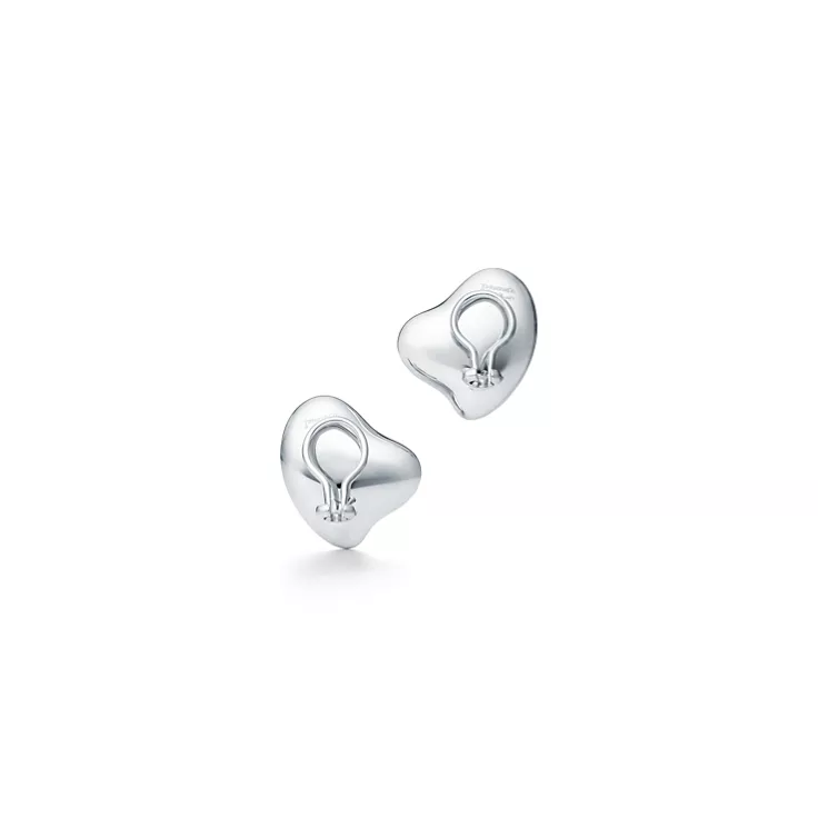 Elsa Peretti®:Full Heart Ear Clips in Sterling Silver, 1