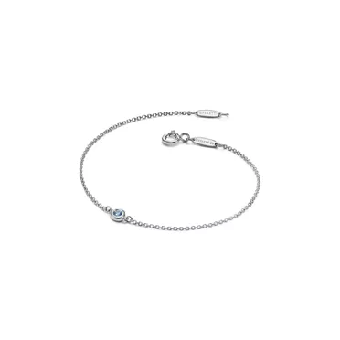 Elsa Peretti®:Color by the Yard Aquamarine Bracelet in Silver, 2