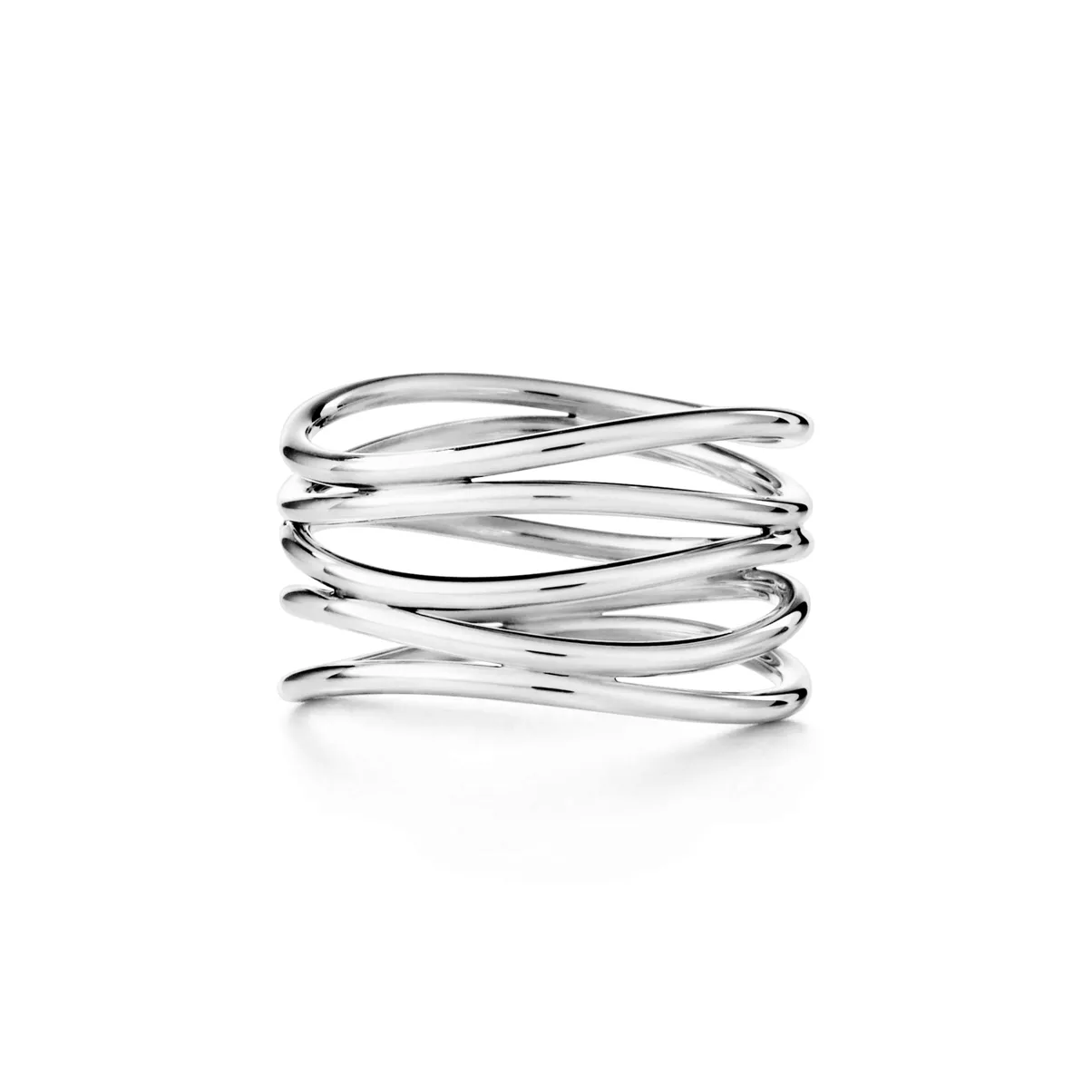 Wave Five-row Ring