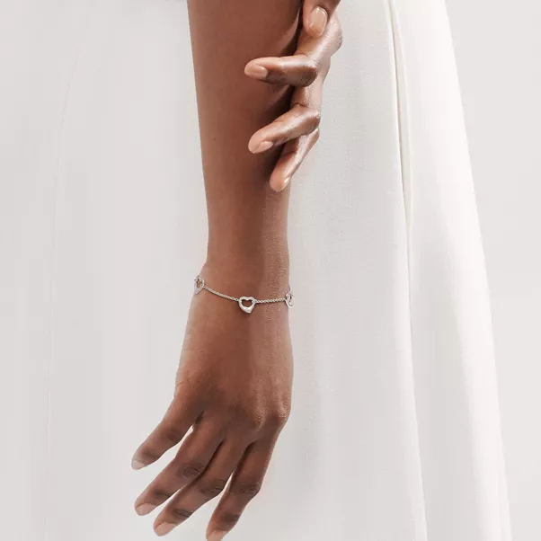 Open Heart Bracelet 