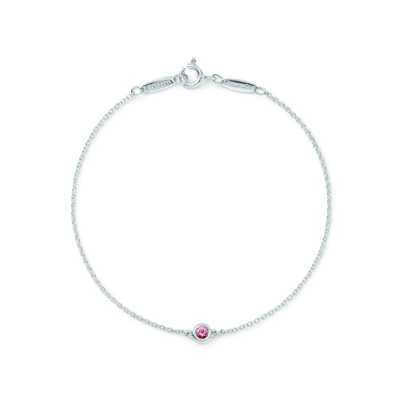 Elsa Peretti®:Color by the Yard Pink Sapphire Bracelet in Silver image number 0