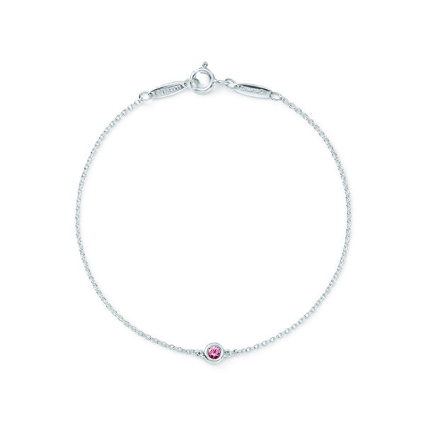 Elsa Peretti®:Color by the Yard Pink Sapphire Bracelet in Silver