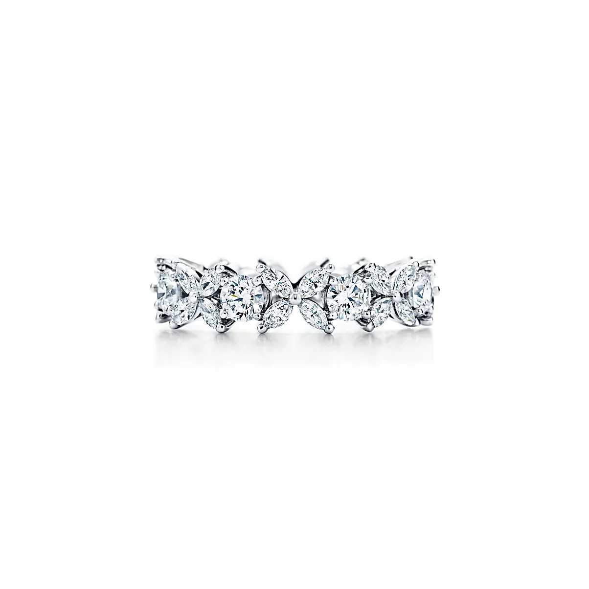 Tiffany Victoria Ring 플래티늄 라운드 브릴리언트 다이아몬드