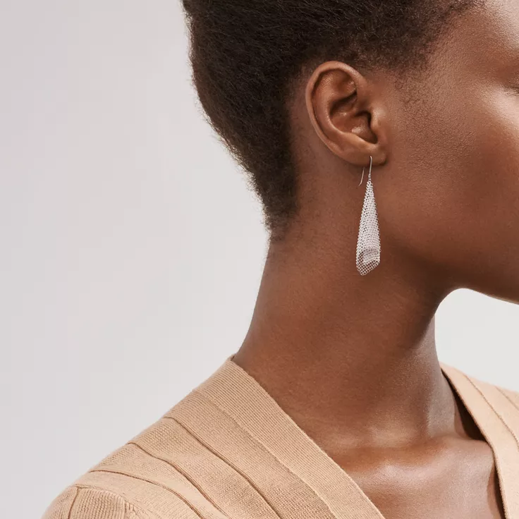 Elsa Peretti®:Mesh Scarf Earrings, 1