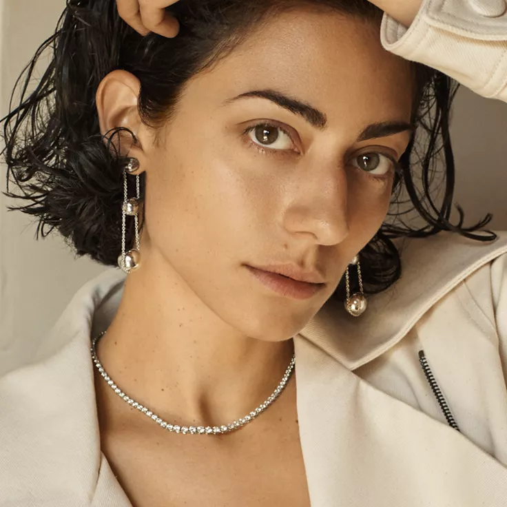 Tiffany Victoria®:Graduated Line Necklace, 5