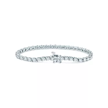 Collezione Tiffany Victoria®:Bracciale Tennis in platino con diamanti, 2