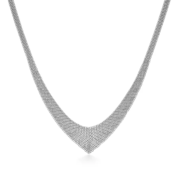 Mesh Bib Necklace 