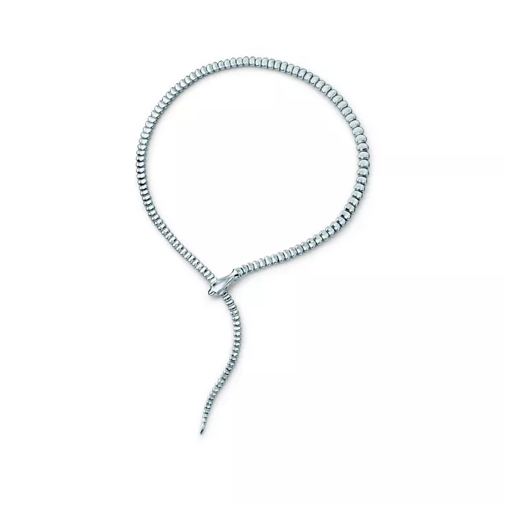Elsa Peretti®:Snake Necklace in Sterling Silver, 2