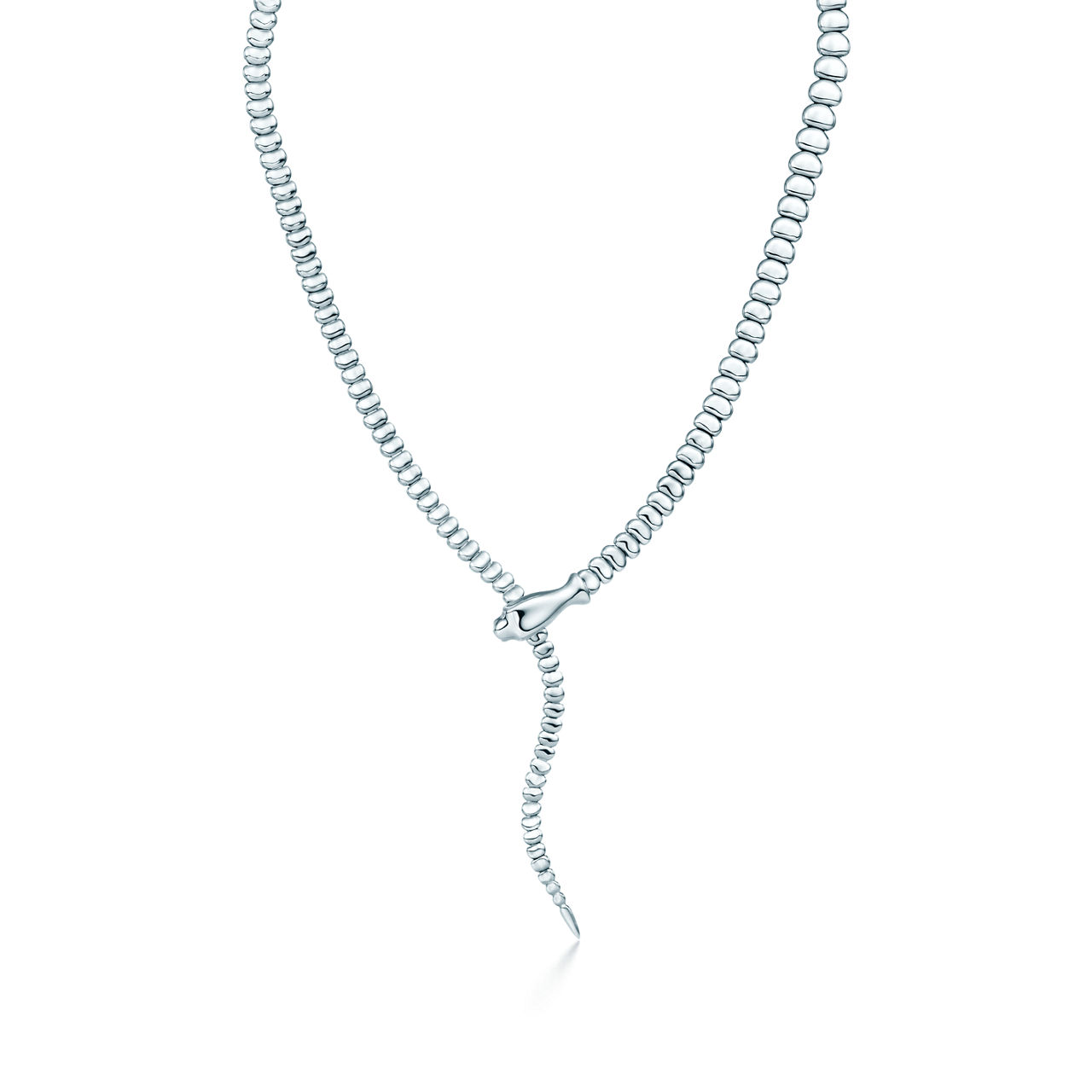 Elsa Peretti®:Snake Necklace in Sterling Silver image number 0