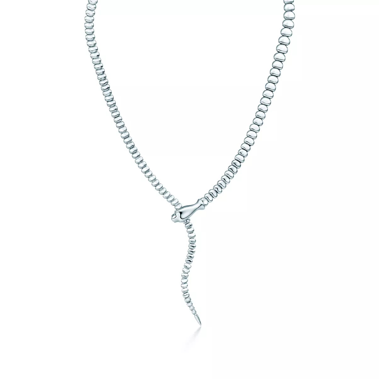 Snake Necklace in Sterling Silver