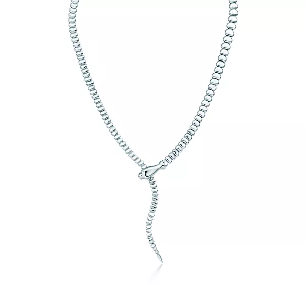 Snake Necklace in Sterling Silver