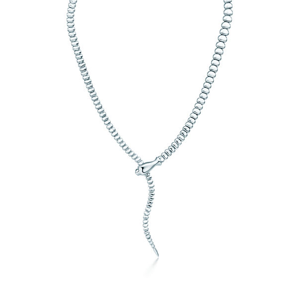 Elsa Peretti®:Snake Necklace in Sterling Silver