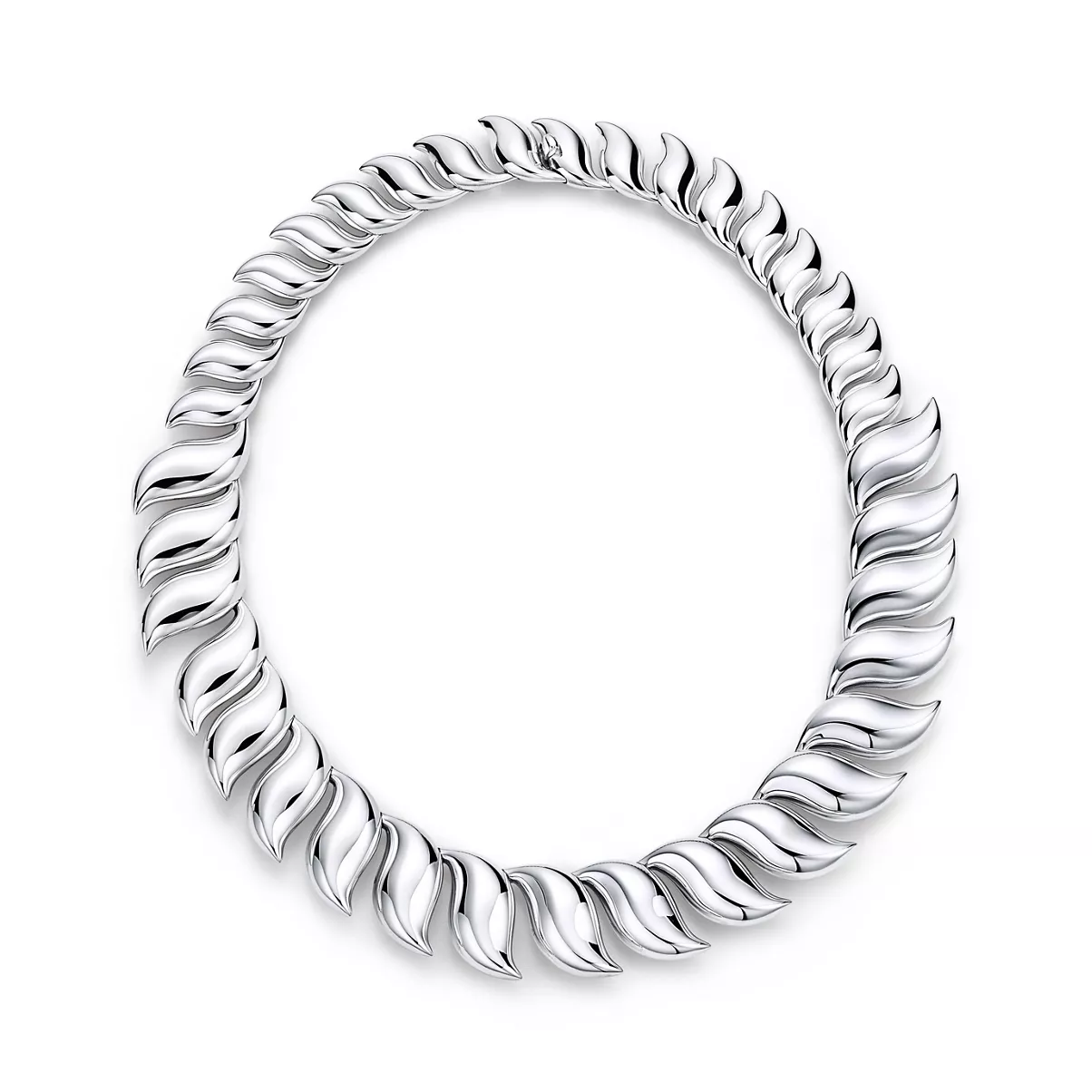 Feather Necklace in Sterling Silver