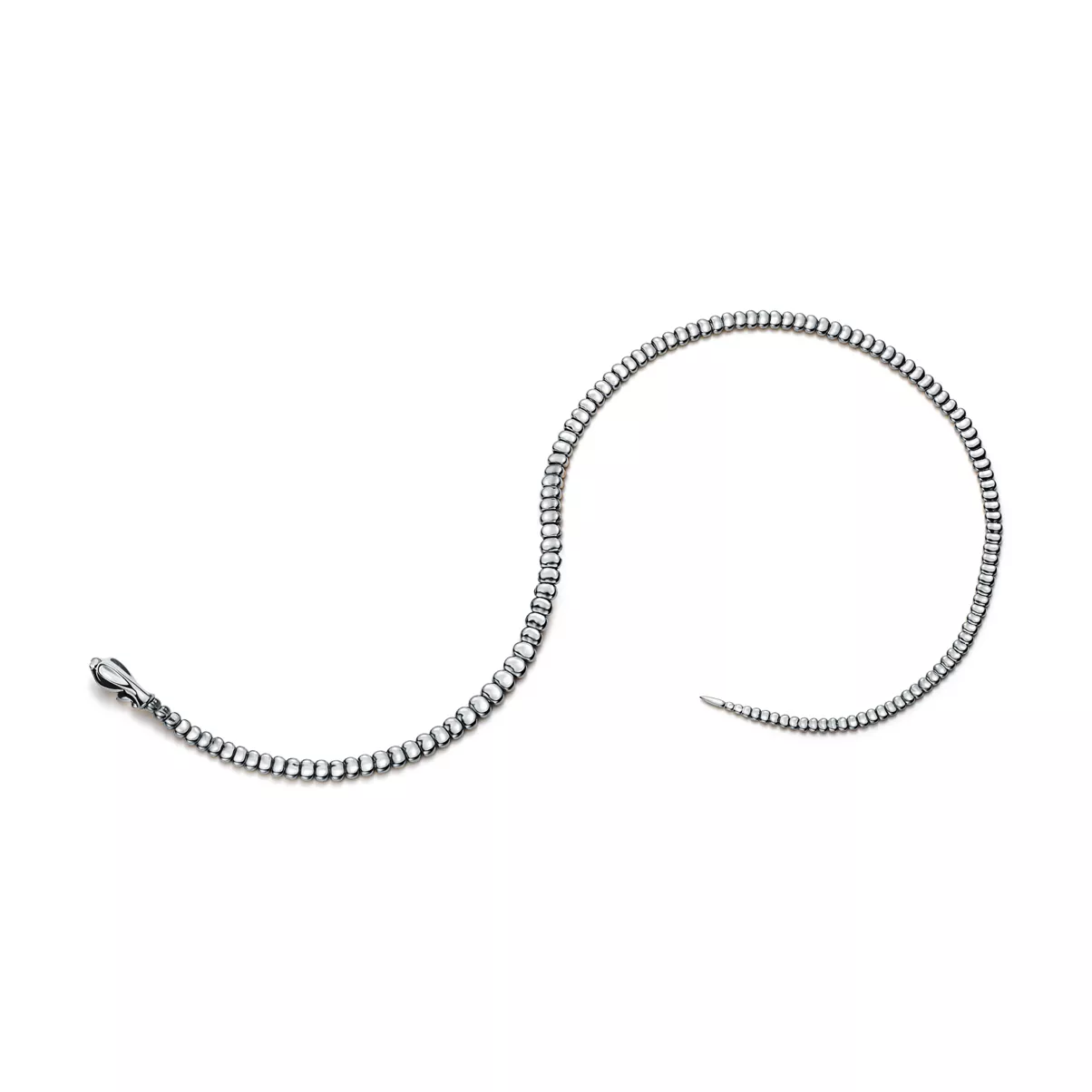 Snake Necklace in Sterling Silver