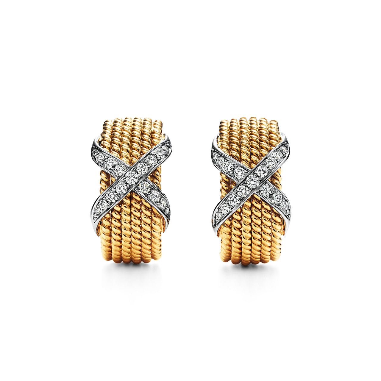 Tiffany & Co. Schlumberger:Rope Six-Row Ear Clips  image number 0