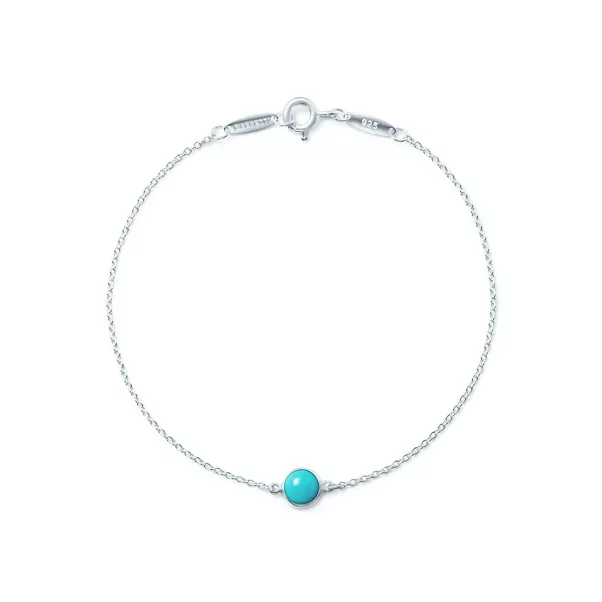 Color by the Yard Turquoise Bracelet in Silver