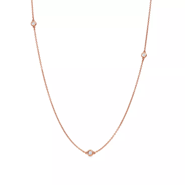 Elsa Peretti®:Diamonds by the Yard® Sprinkle Necklace, 4
