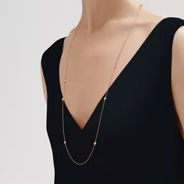 Elsa Peretti®:Diamonds by the Yard® Sprinkle Necklace, 2