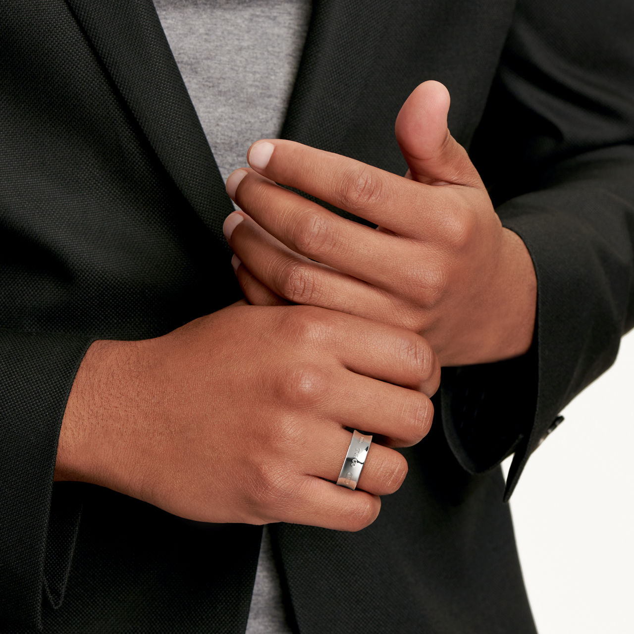 Tiffany 1837™:Bague en argent 925 millièmes. Medium. numéro dimage {1}