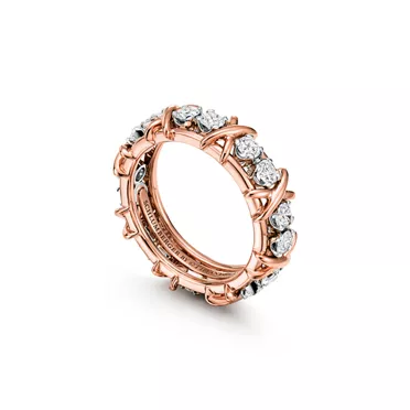 Sixteen Stone by Tiffany:Ring in Ros&eacute;gold und Platin mit Diamanten, 2