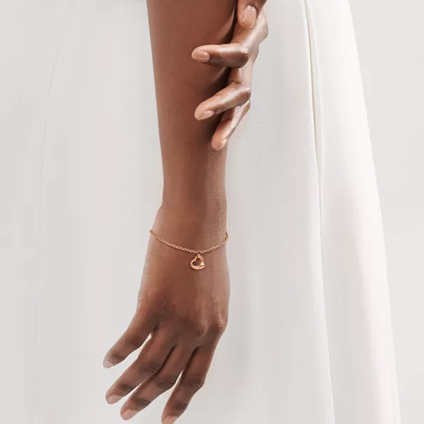 Elsa Peretti&reg;:Open Heart Armband in Ros&eacute;gold, 11&nbsp;mm