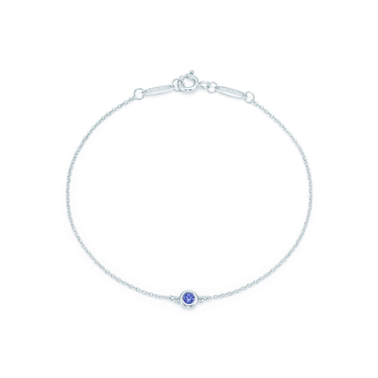 Elsa Peretti®:Color by the Yard Tanzanite Bracelet in Silver image number 0