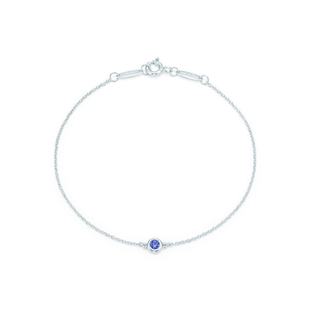 Elsa Peretti®:Color by the Yard Tanzanite Bracelet in Silver