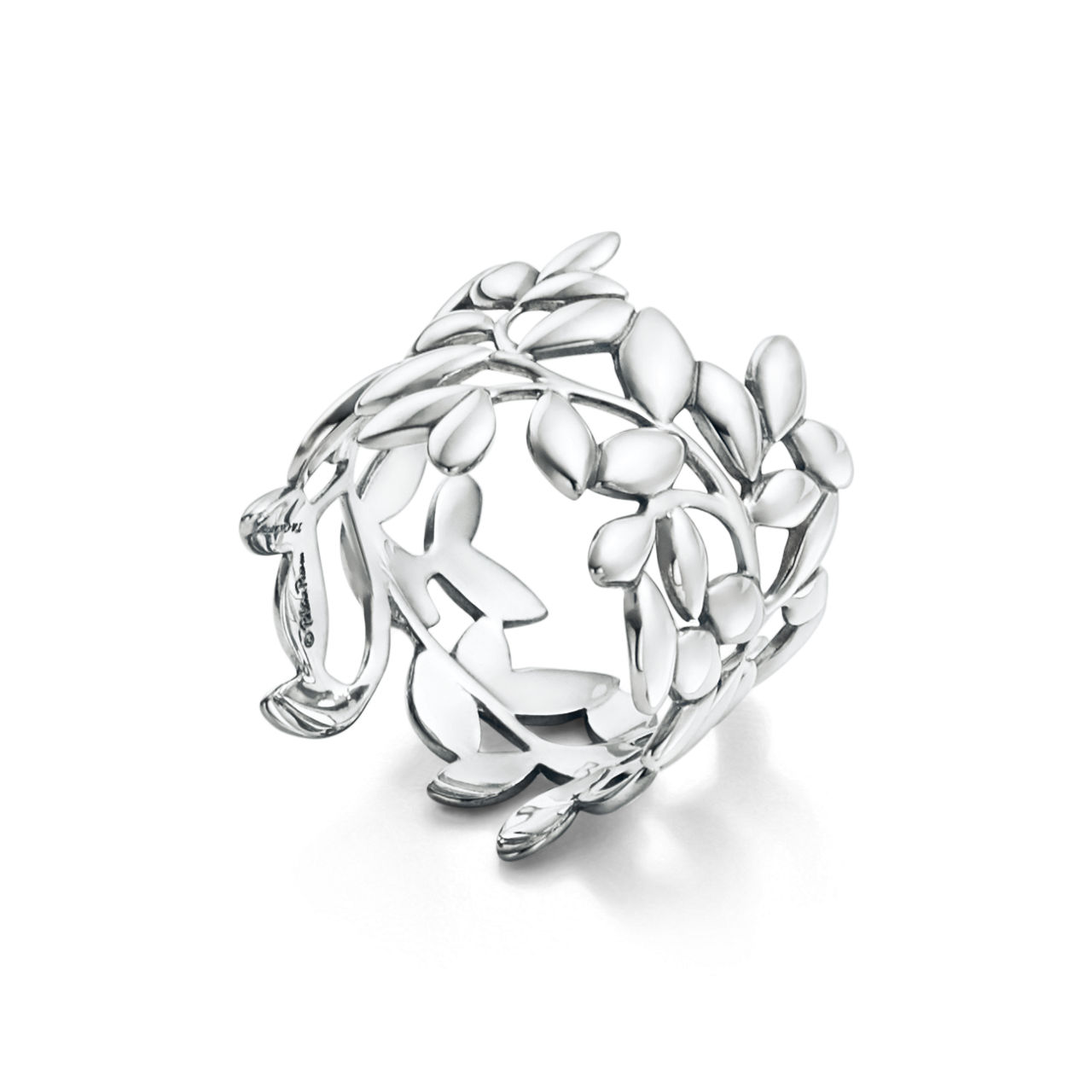 Paloma Picasso®:Olive Leaf Band Ring in Silver image number 2