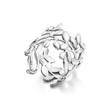 Paloma Picasso&reg; : Alliance Olive Leaf en argent 925 milli&egrave;mes, 2
