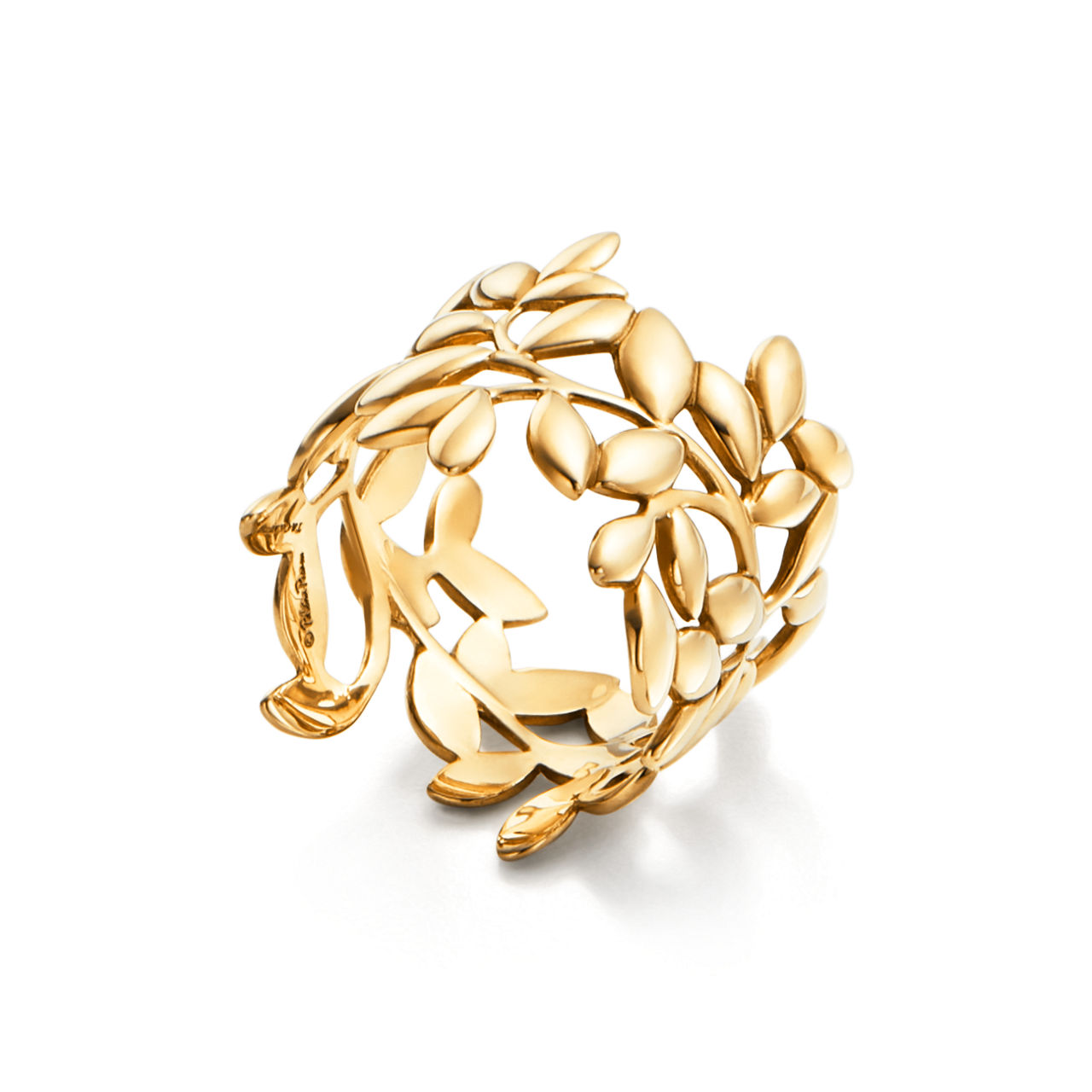 Paloma Picasso®:Olive Leaf Band Ring in Yellow Gold image number 2