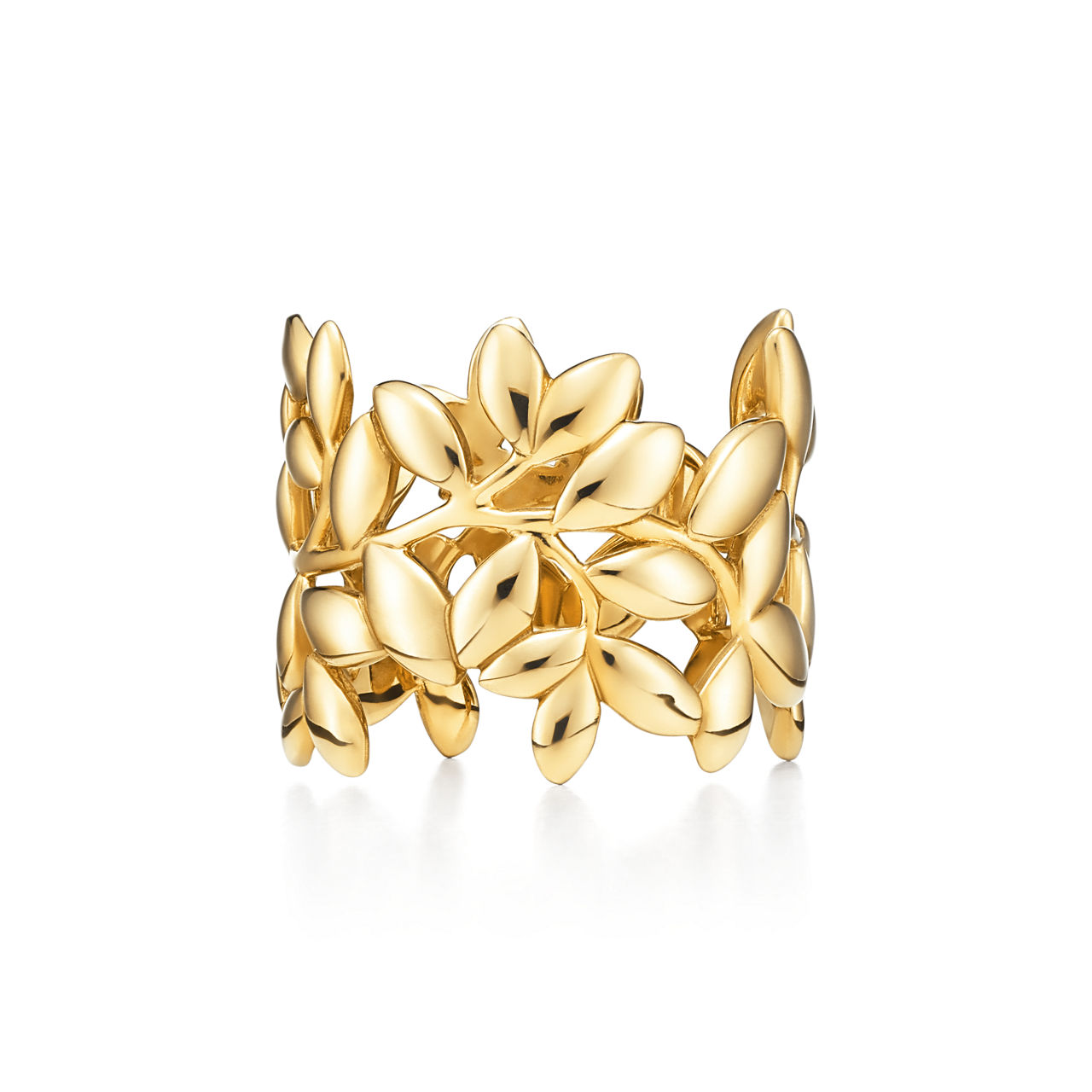 Paloma Picasso®:Olive Leaf Band Ring in Yellow Gold image number 3