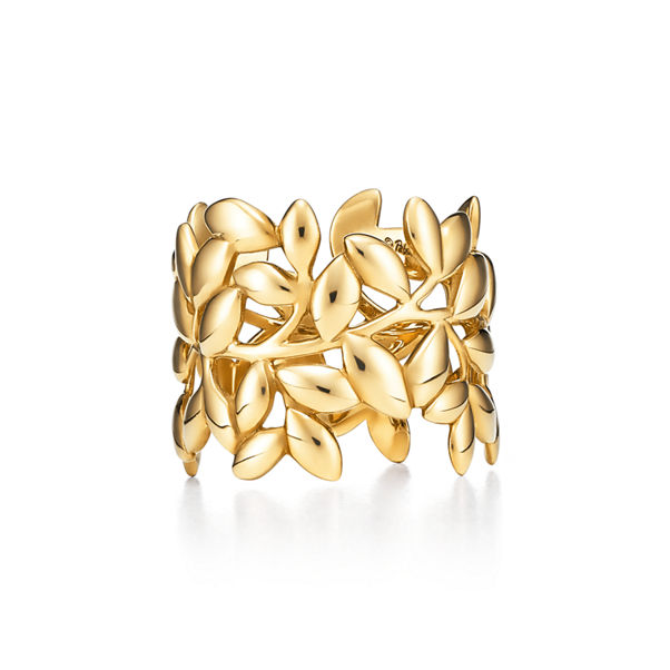 Paloma Picasso®:Olive Leaf Band Ring in Yellow Gold