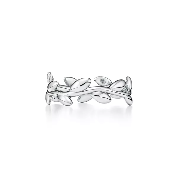 Paloma Picasso&reg;:Olive Leaf Ehering in Silber, schmal