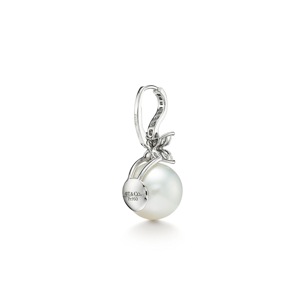 Tiffany Victoria®:Pearl and Diamond Earrings  image number 3