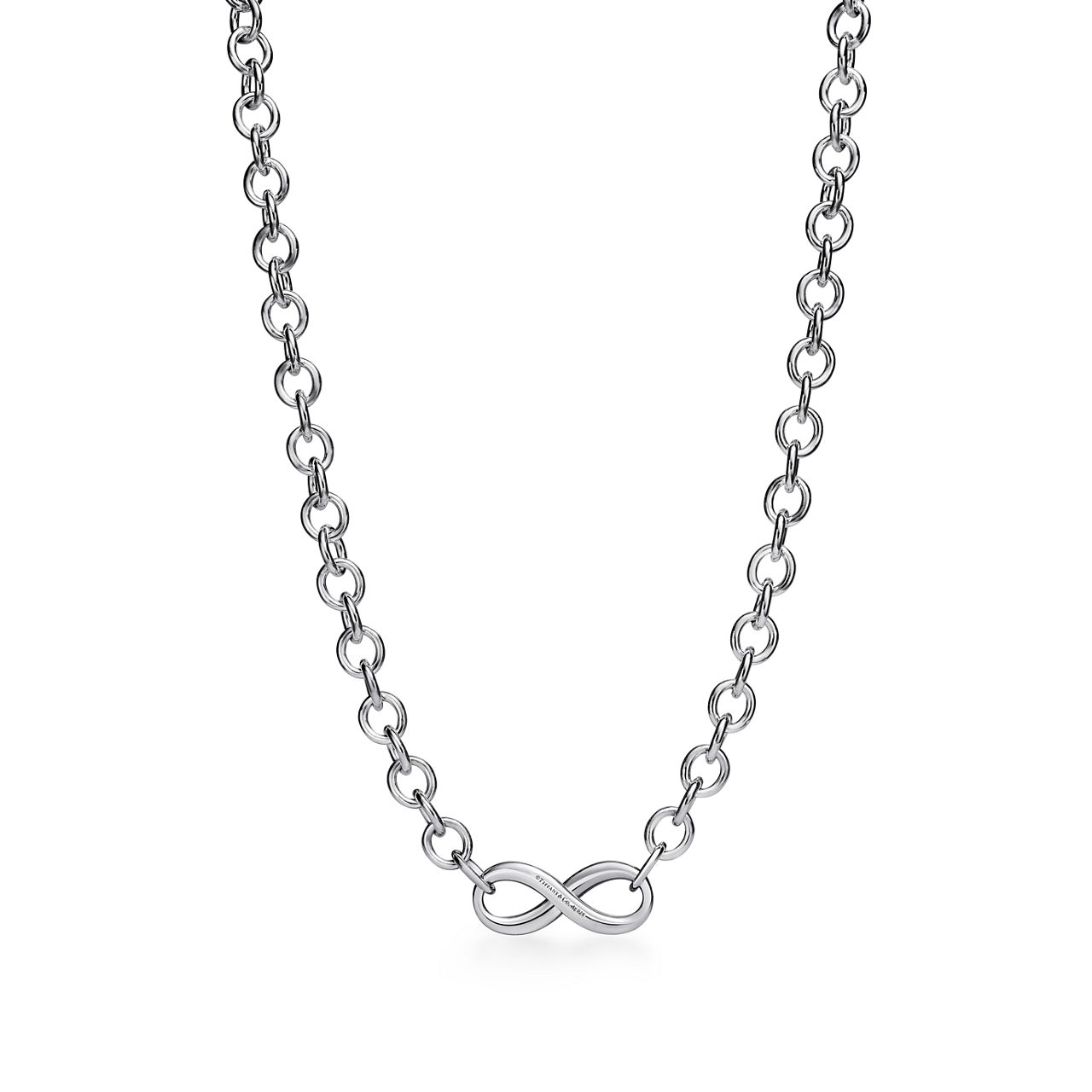 Tiffany Infinity:Necklace in Sterling Silver image number 2