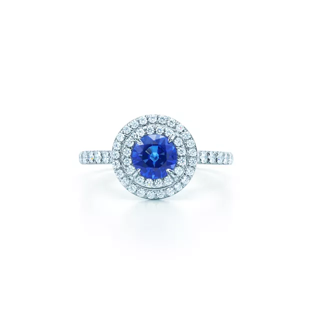 Tiffany Soleste®:Sapphire and Diamond Ring image number 0