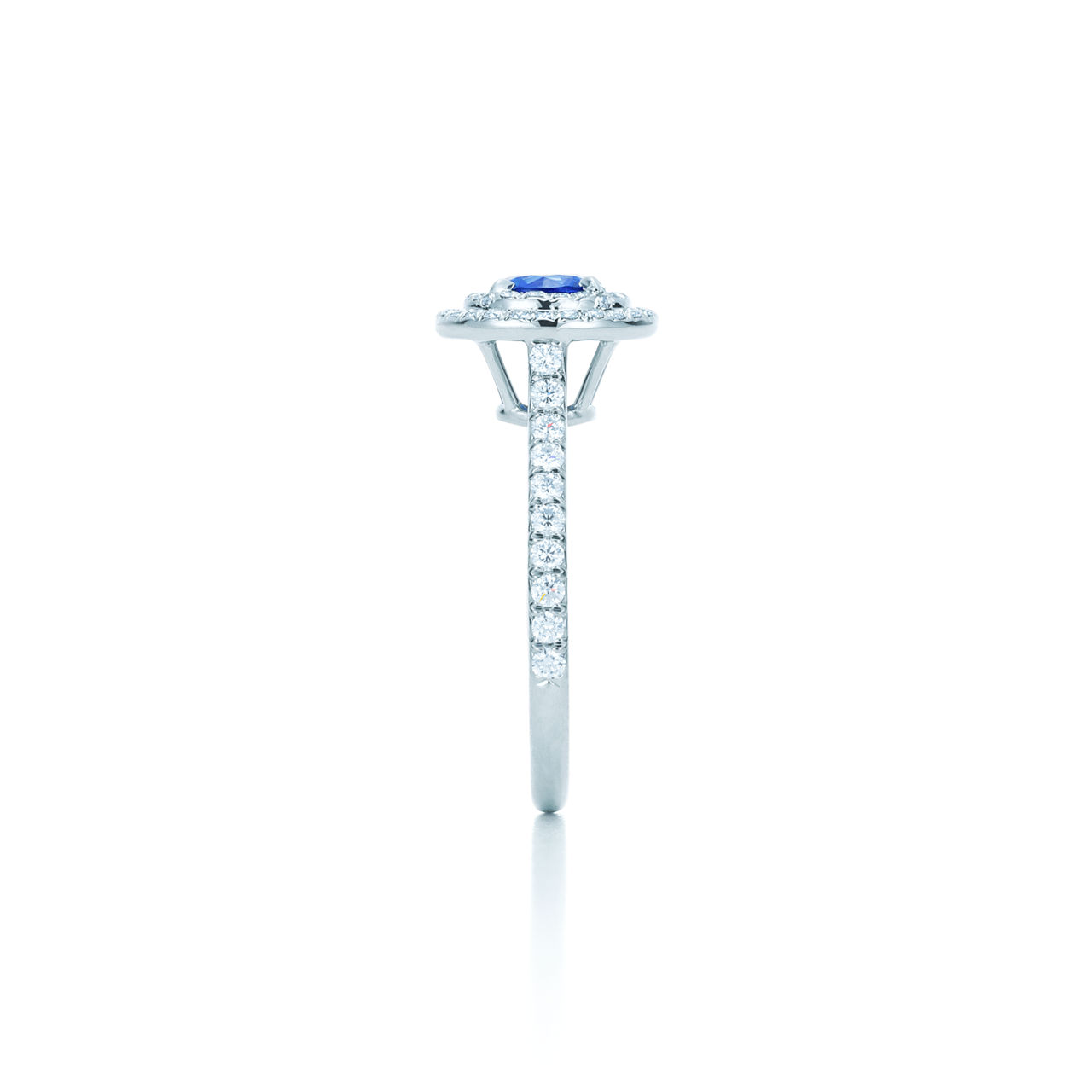 Tiffany Soleste:Sapphire and Diamond Ring    image number 2