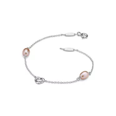 Elsa Peretti®: pulsera Open Heart de Pearls by the Yard™ , 3