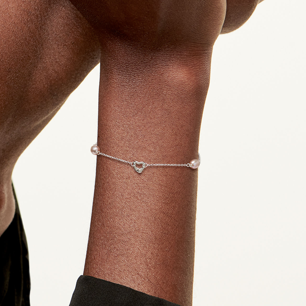 Pearls by the Yard™ Open Heart Armband 